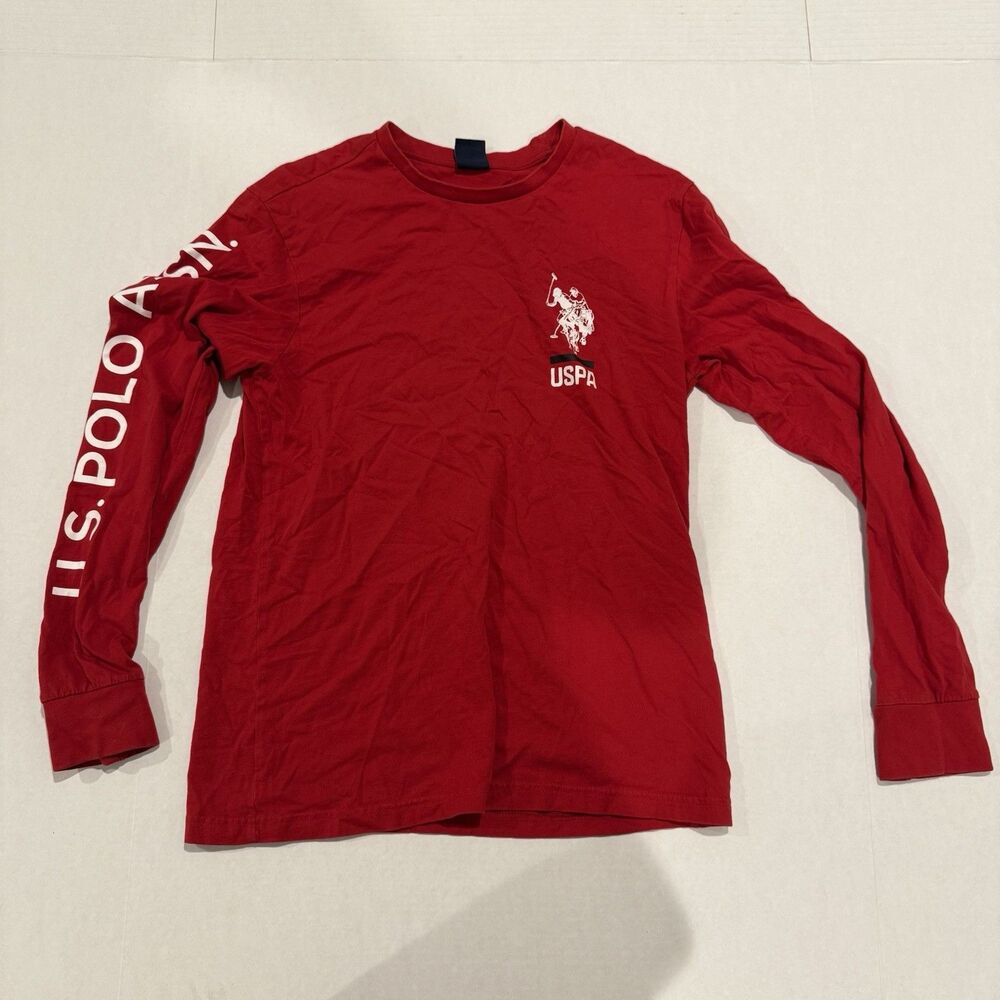 US Polo Assn Graphic Arm Mens Small Shirt Made in Bangladesh Cotton